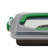 BergHOFF Perfect Slice 3pc 13x9" Covered Rectangular Cake Pan with Tool, Green