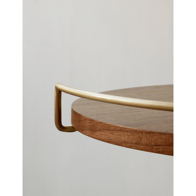 Umanoff Solid Wood End Table, 17.7" H x 17" W x 17" D