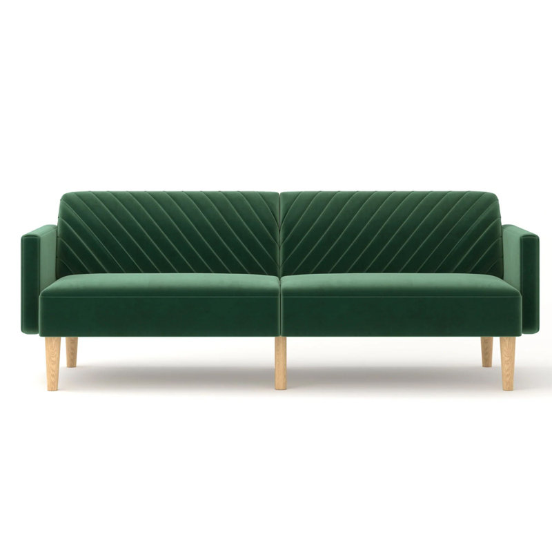 Horka Sofa Bed, Green Velvet