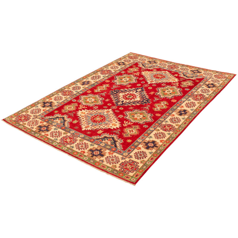 Tapis unique en laine noué à la main 6 pi 11 po x 9 pi 10 po nouvel âge Ocella