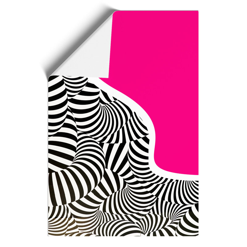 Abstract Zebra Lines - Frameless Print, 59cm H x 42cm W x 0.1cm D