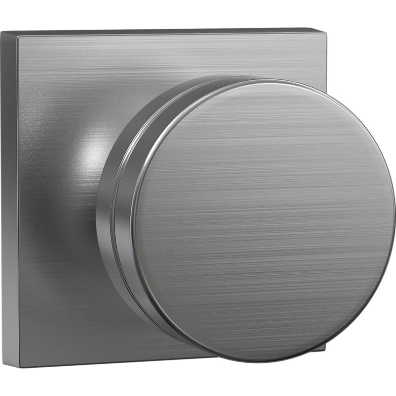 Bouton de porte traditionnel sans clé intelligent, Nickel satiné