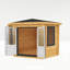 10ft x 10ft Corner Cabin UPVC Windows & Doors (44mm)-105863340