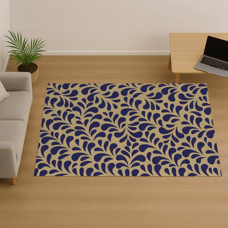 Abstract Area Rug, Rectangle 90 x 150 cm