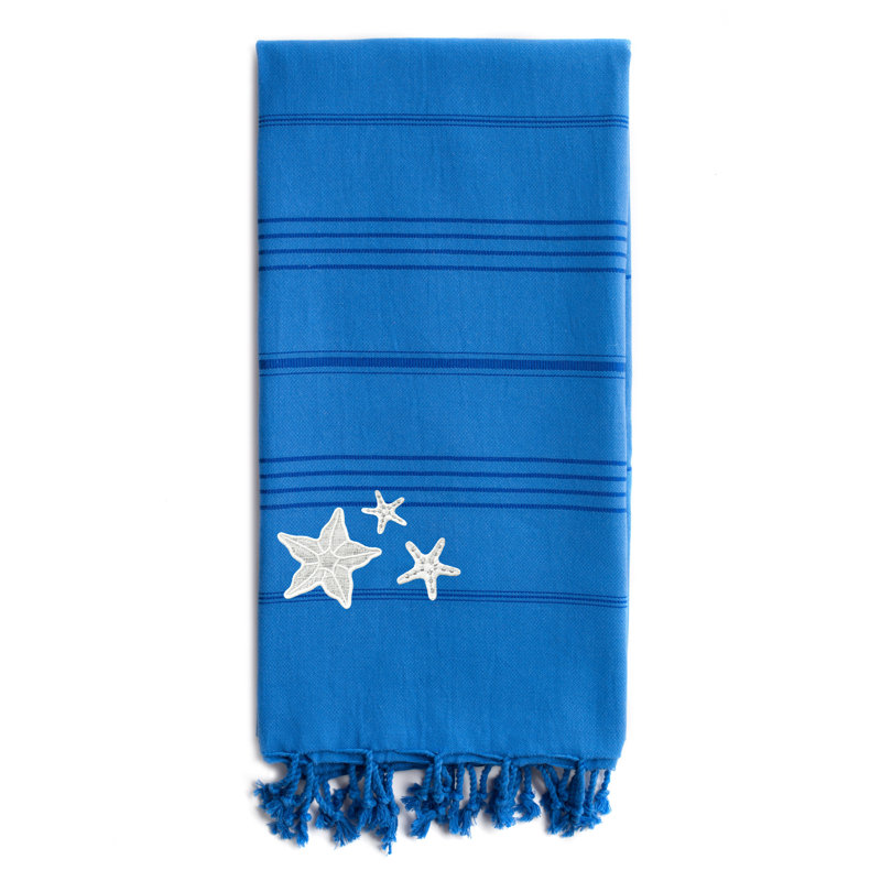 Serviette de plage Summer Fun, Bleu royal