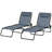 Orsen Outdoor Metal Chaise Lounge-129661168