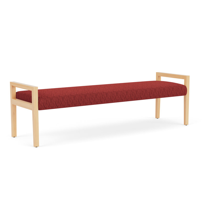 Banc en bois 3 places Brooklyn, Naturel, Noir Patriot Plus - nettoyez le vinyle avec un lin