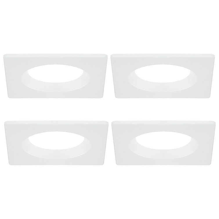 4" Rectangle Open Recessed Trim