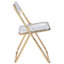 Chaise d'appoint et de salle à manger pliante en acrylique Lawrence-55624344