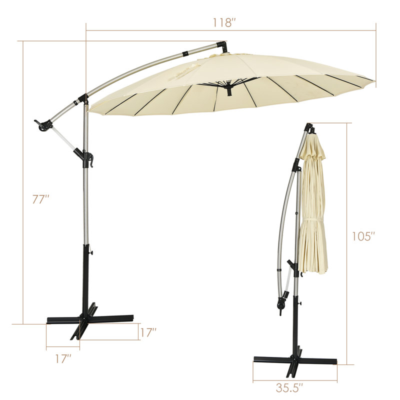 Parasol de marché Arturo