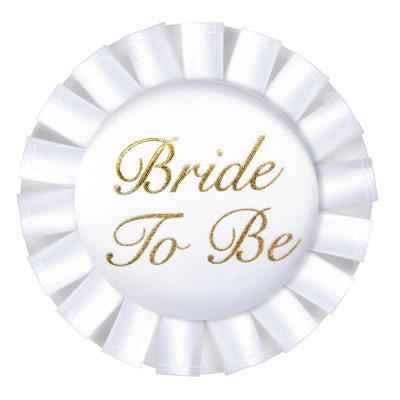 Bouton Bride To Be Satin