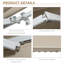 Auvent de patio rétractable polyvalent pour une protection et un style extérieurs-113116498