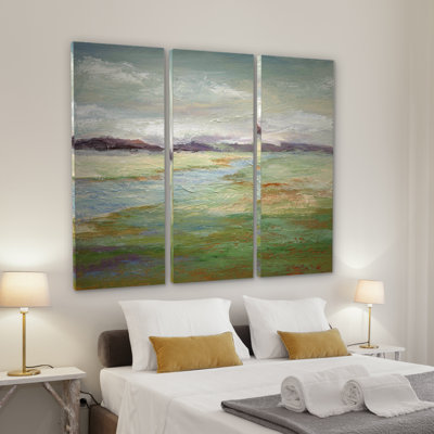 " Meadow Stream II " 3 - Pieces