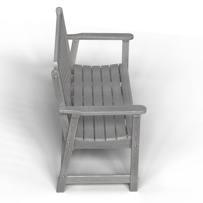 Outdoor Patio Bench Weather-HDPE Resistant Bench Premium Outdoor Garden Loveseat