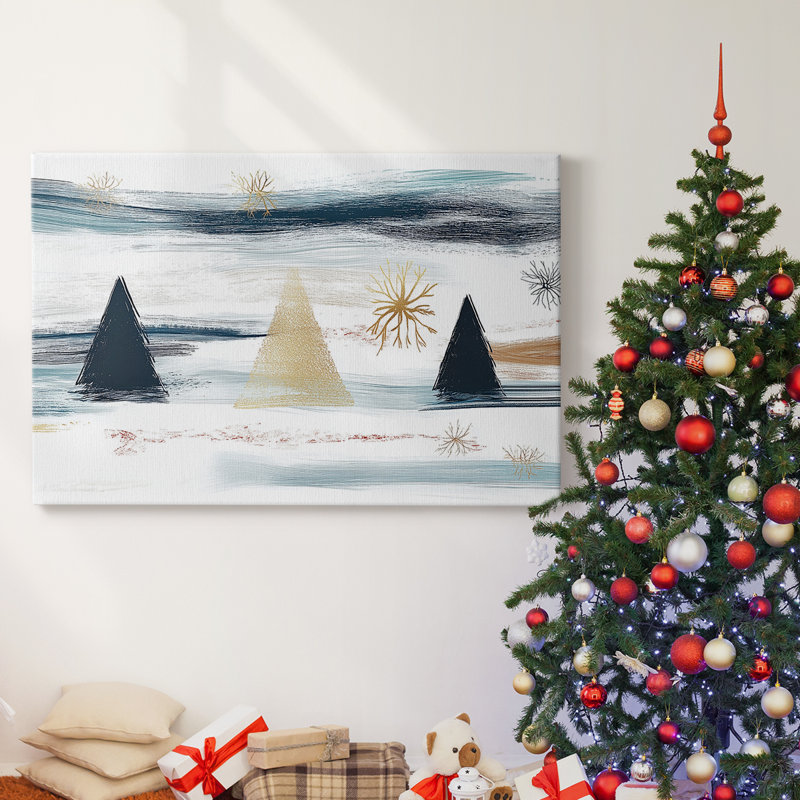Christmas Holiday Arts - Toile tendue avec châssis, H 16 po x l 24 po