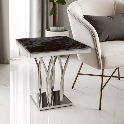Harlee Abstract End Table