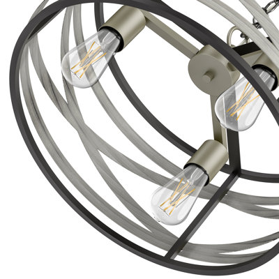 Cynthina 3 - Light Drum Chandelier