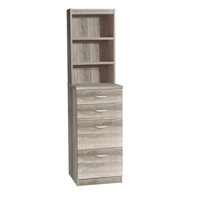 Bettijane 48cm Wide 4 -Drawer File Cabinet