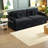 In 1 Convertible Sofas, Chenille Metal Modern Sleeper For Small Home