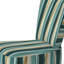 Serene Stripes - Chaise d'appoint rembourrée à rayures et motifs