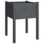Red Barrel Studio Garden Planters 2 Pcs Black 19.7"X19.7"X27.6" Solid Wood Pine-91895638-91895634