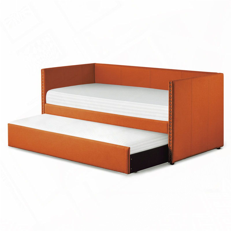 Yelton Daybed with Trundle, Orange