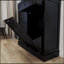 Armoire à ordures polyvalente et inclinable avec beaucoup de rangement et une conception élégante pour de multiples utilisations