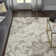 Ammundsen Floral Dark Gray/Beige Area Rug