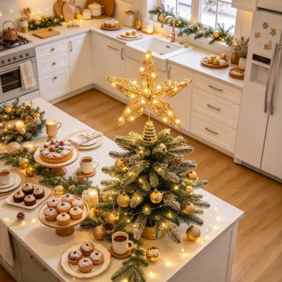 25 cm Iron Shatterproof Tree Topper