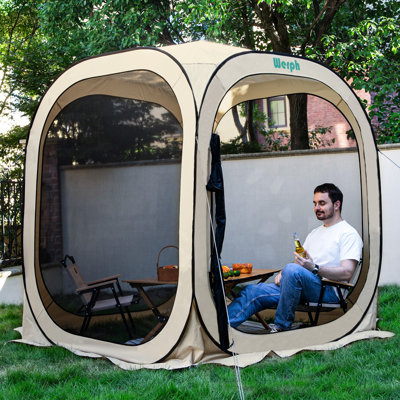 Tente de pavillon d'extérieur escamotable avec moustiquaire werph 6FT et moustiquaire