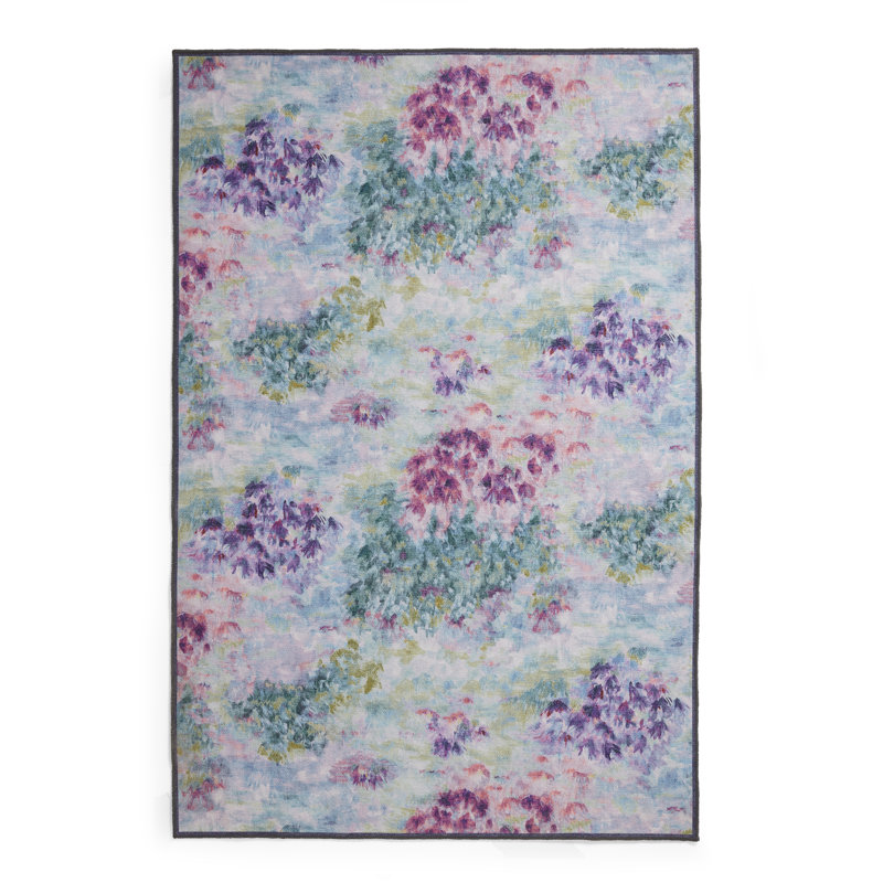 Clarke & Clarke Floral Digitally Printed 152cm X 230cm Area Rug