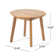 Lorene Round Acacia Outdoor Side Table