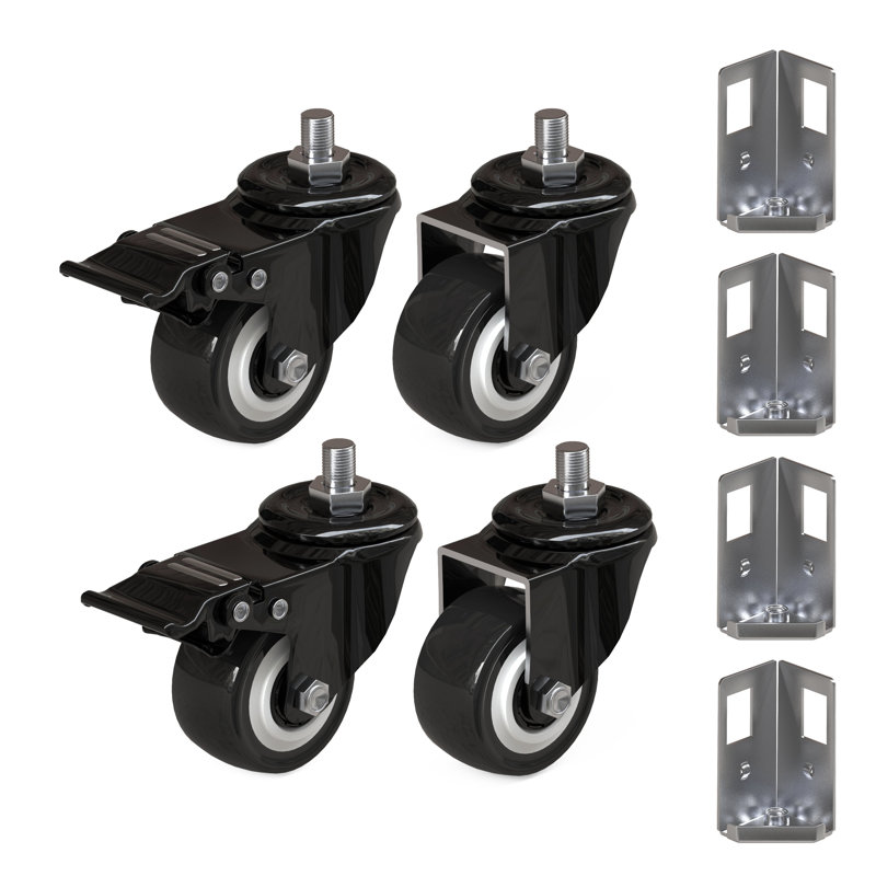 Add-On Unit with Wheels, H 2,3 po x l 13,2 po x P 3,7 po