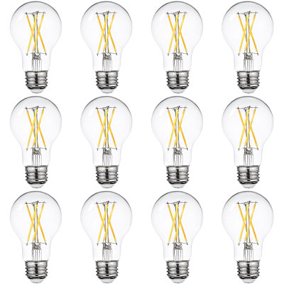 Ampoules DEL A19, 7 W, 60 W, intensité variable, culot E26, 2 700 K