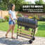 Outsunny 116cm W Charcoal Grill