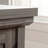 File Credenza With Adjustable Shelf, Brown Finish