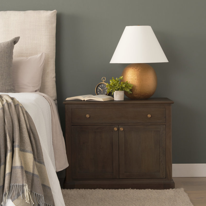 Braxton Rectangle Accent Cabinet, Dark Brown