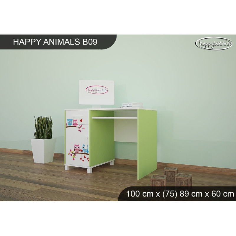 100cm Writing Desk, Green