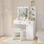 Ensemble de meuble-lavabo avec lumières, ensemble de meuble-lavabo avec miroir, blanc