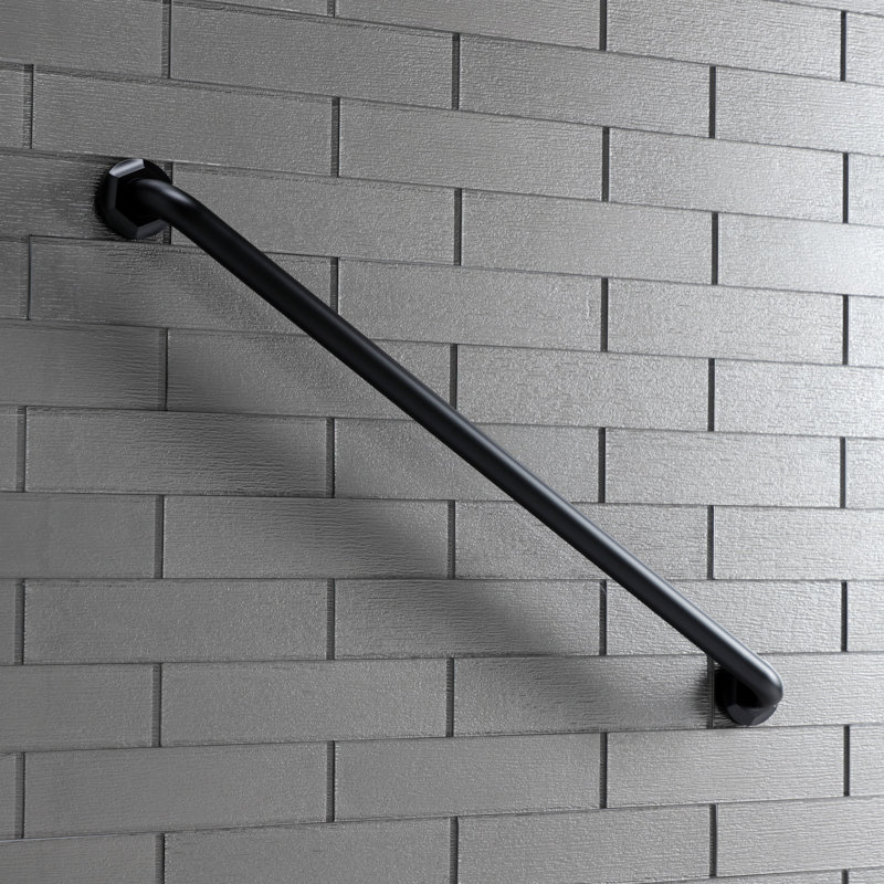 Kingston Brass Metropolitan 1-1/4 Inch O.D Grab Bar, 32" W, Matte Black