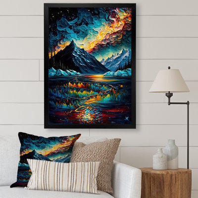 Paysage mystique de montagne arctique