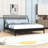 Platform Bed Frame with Spindle Headboard-1611836969-1611836971