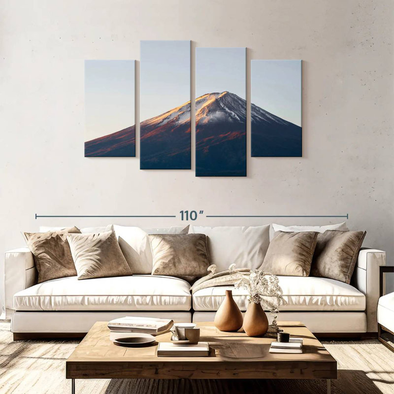 Alvord Good Morning Mount Fuji, H 48 po x l 75 po