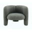 Chaise d'appoint en tweed