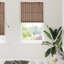 Vidaxl Window Blind With Curtains Manual Brown Bamboo-117470824