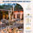 42.5In 5 Arm Gold Floor Candelabra, Tall Metal Candle Centerpieces for Tables with Acrylic Lampshade