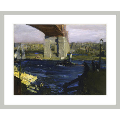«The Bridge Blackwell’s Island» par George Wesley Bellows - impression giclée encadrée