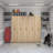 Oak Multi-Purpose Utility Storage Cabinet (5-Piece Set)-759234762