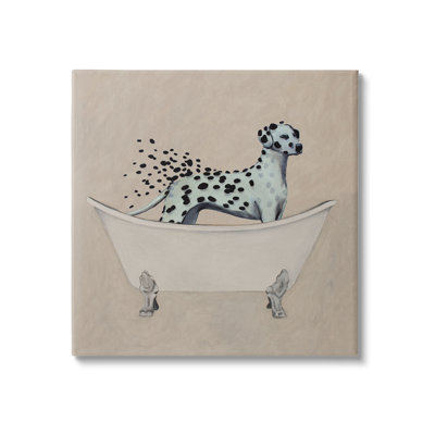 Peinture sur toile Dalmatian Spots Wash Away