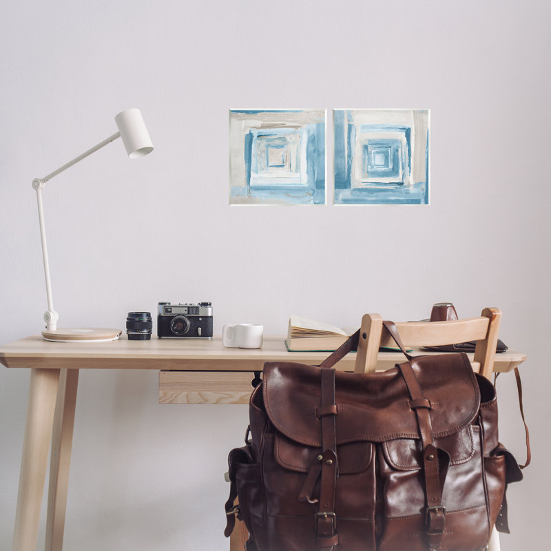 «Brand New Day Abstractions», ensemble de 2 plaques murales par Lanie Loreth